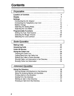 Предварительный просмотр 4 страницы Panasonic KX-TC1723B Operating Instructions Manual