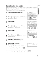 Предварительный просмотр 17 страницы Panasonic KX-TC1723B Operating Instructions Manual