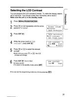 Предварительный просмотр 21 страницы Panasonic KX-TC1723B Operating Instructions Manual