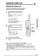 Предварительный просмотр 29 страницы Panasonic KX-TC1723B Operating Instructions Manual