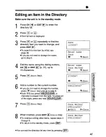 Предварительный просмотр 41 страницы Panasonic KX-TC1723B Operating Instructions Manual