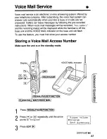 Предварительный просмотр 43 страницы Panasonic KX-TC1723B Operating Instructions Manual