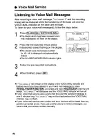 Предварительный просмотр 46 страницы Panasonic KX-TC1723B Operating Instructions Manual