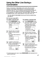 Предварительный просмотр 47 страницы Panasonic KX-TC1723B Operating Instructions Manual