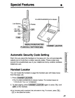 Предварительный просмотр 49 страницы Panasonic KX-TC1723B Operating Instructions Manual