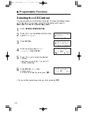 Предварительный просмотр 22 страницы Panasonic KX-TC1723CB Operating Instructions Manual