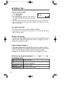 Предварительный просмотр 26 страницы Panasonic KX-TC1723CB Operating Instructions Manual