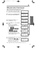 Предварительный просмотр 33 страницы Panasonic KX-TC1723CB Operating Instructions Manual