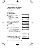 Предварительный просмотр 42 страницы Panasonic KX-TC1723CB Operating Instructions Manual