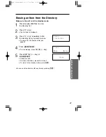 Предварительный просмотр 43 страницы Panasonic KX-TC1723CB Operating Instructions Manual