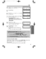 Предварительный просмотр 45 страницы Panasonic KX-TC1723CB Operating Instructions Manual