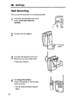 Предварительный просмотр 22 страницы Panasonic KX-TC1731B User Manual