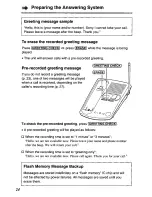 Предварительный просмотр 24 страницы Panasonic KX-TC1731B User Manual