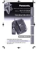 Предварительный просмотр 1 страницы Panasonic KX-TC1733CB Operating Instructions Manual