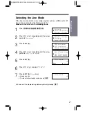 Предварительный просмотр 17 страницы Panasonic KX-TC1733CB Operating Instructions Manual