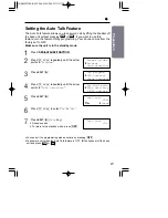 Предварительный просмотр 19 страницы Panasonic KX-TC1733CB Operating Instructions Manual