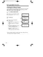 Предварительный просмотр 20 страницы Panasonic KX-TC1733CB Operating Instructions Manual