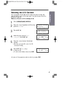 Предварительный просмотр 21 страницы Panasonic KX-TC1733CB Operating Instructions Manual