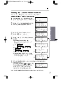 Предварительный просмотр 39 страницы Panasonic KX-TC1733CB Operating Instructions Manual