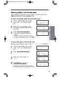 Предварительный просмотр 41 страницы Panasonic KX-TC1733CB Operating Instructions Manual