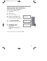 Предварительный просмотр 49 страницы Panasonic KX-TC1733CB Operating Instructions Manual