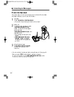 Предварительный просмотр 60 страницы Panasonic KX-TC1733CB Operating Instructions Manual