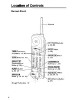 Предварительный просмотр 6 страницы Panasonic KX-TC1740B - 900 MHz Analog Cordless Speakerphone User Manual