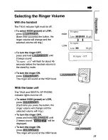 Предварительный просмотр 21 страницы Panasonic KX-TC1740B - 900 MHz Analog Cordless Speakerphone User Manual