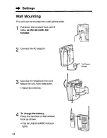 Предварительный просмотр 22 страницы Panasonic KX-TC1740B - 900 MHz Analog Cordless Speakerphone User Manual