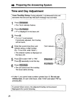 Предварительный просмотр 26 страницы Panasonic KX-TC1740B - 900 MHz Analog Cordless Speakerphone User Manual