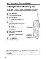 Предварительный просмотр 28 страницы Panasonic KX-TC1740B - 900 MHz Analog Cordless Speakerphone User Manual