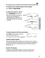 Предварительный просмотр 31 страницы Panasonic KX-TC1740B - 900 MHz Analog Cordless Speakerphone User Manual