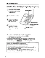 Предварительный просмотр 32 страницы Panasonic KX-TC1740B - 900 MHz Analog Cordless Speakerphone User Manual