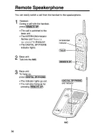 Предварительный просмотр 36 страницы Panasonic KX-TC1740B - 900 MHz Analog Cordless Speakerphone User Manual