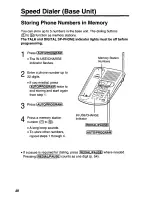 Предварительный просмотр 40 страницы Panasonic KX-TC1740B - 900 MHz Analog Cordless Speakerphone User Manual