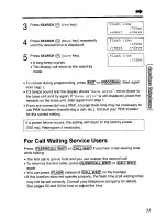 Предварительный просмотр 53 страницы Panasonic KX-TC1740B - 900 MHz Analog Cordless Speakerphone User Manual