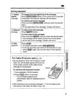 Предварительный просмотр 57 страницы Panasonic KX-TC1740B - 900 MHz Analog Cordless Speakerphone User Manual