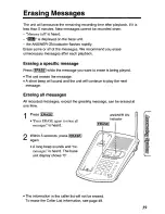 Предварительный просмотр 59 страницы Panasonic KX-TC1740B - 900 MHz Analog Cordless Speakerphone User Manual