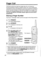 Предварительный просмотр 60 страницы Panasonic KX-TC1740B - 900 MHz Analog Cordless Speakerphone User Manual