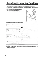 Предварительный просмотр 66 страницы Panasonic KX-TC1740B - 900 MHz Analog Cordless Speakerphone User Manual