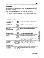 Предварительный просмотр 73 страницы Panasonic KX-TC1740B - 900 MHz Analog Cordless Speakerphone User Manual