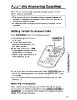 Предварительный просмотр 55 страницы Panasonic KX-TC1740B - 900 MHz Analog Cordless... User Manual