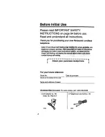 Preview for 2 page of Panasonic KX-TC1741B Manual