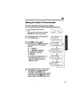 Preview for 47 page of Panasonic KX-TC1741B Manual