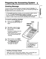 Preview for 23 page of Panasonic KX-TC1743 Operating Instructions Manual