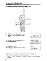 Preview for 42 page of Panasonic KX-TC1743 Operating Instructions Manual