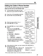 Preview for 43 page of Panasonic KX-TC1743 Operating Instructions Manual