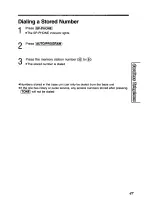 Preview for 47 page of Panasonic KX-TC1743 Operating Instructions Manual