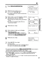 Preview for 49 page of Panasonic KX-TC1743 Operating Instructions Manual