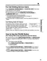 Preview for 59 page of Panasonic KX-TC1743 Operating Instructions Manual